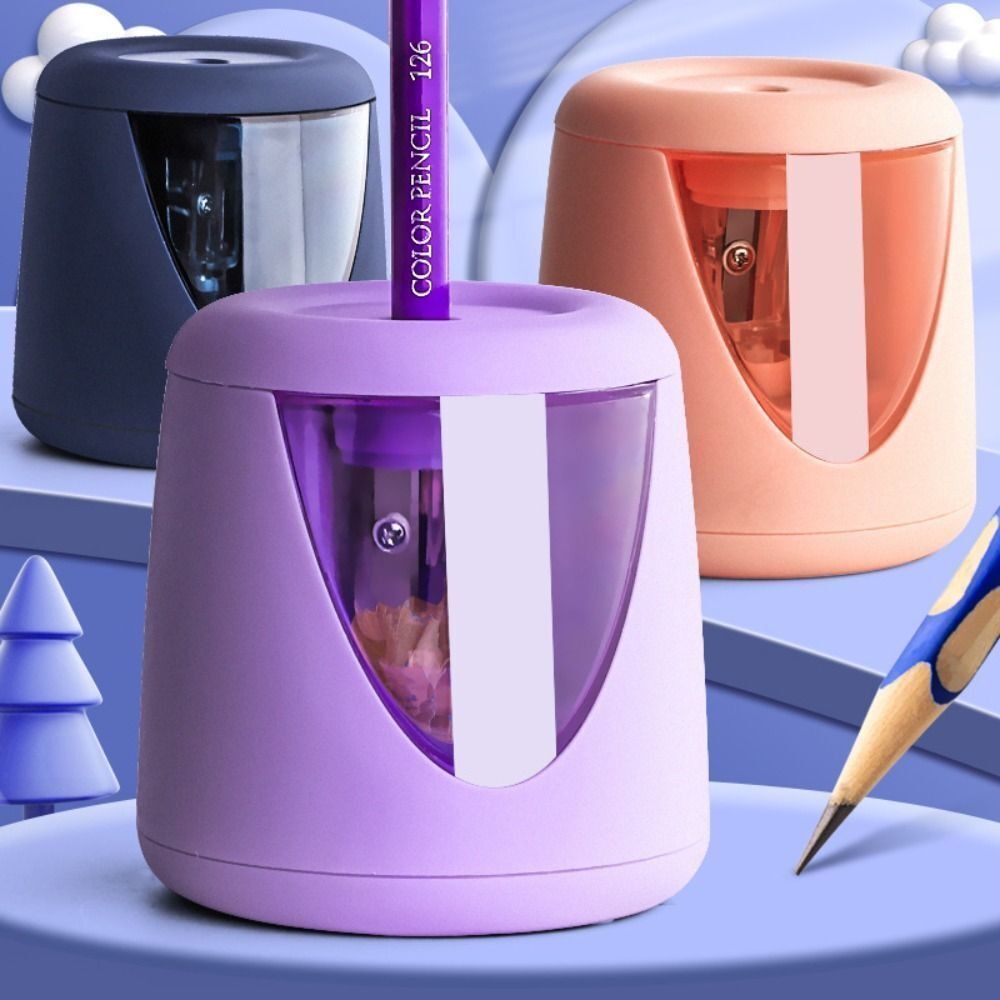 Electric Pencil Sharpener Usb - ステッカー オフィス 学校用品 漫画 電動鉛筆削り 機械式ツール