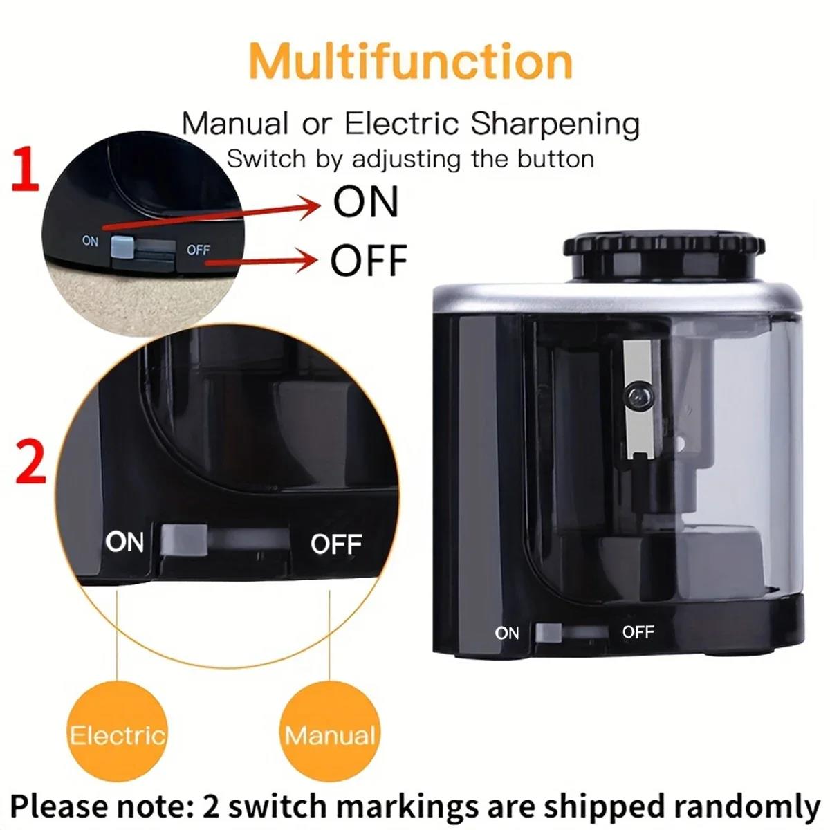 自動電動鉛筆削り 鉛筆削り 6-8mm 鉛筆削り 家庭 オフ - Electric Pencil Sharpener Usb のレビューと価格