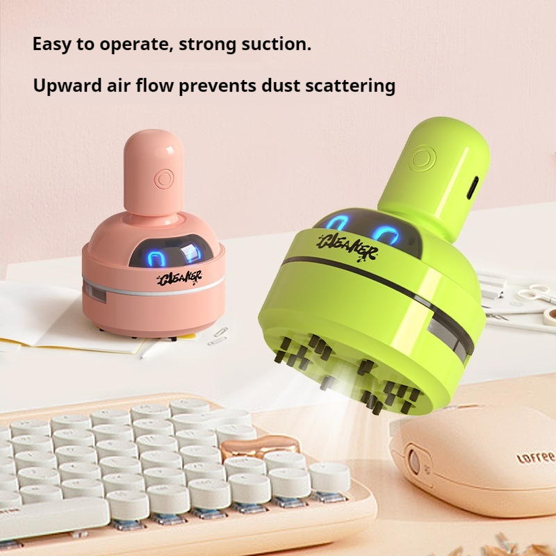 新バージョン漫画ミニポータブルデスクトップ掃除機、鉛筆の消し - Mini Desktop Vacuum Cleaner For Eraser Dust のレビューと価格