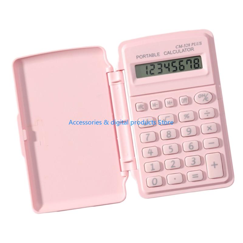 77JD キャンディー色のミニ電卓 8 桁フラップ保護科学関 - Scientific Calculator For Secondary School のレビューと価格