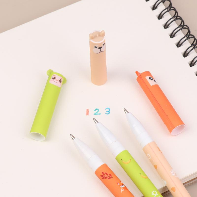 消せるゲルインクペン 8本セット 動物デザイン 詰め替え可能 - Writing Tools のレビューと価格