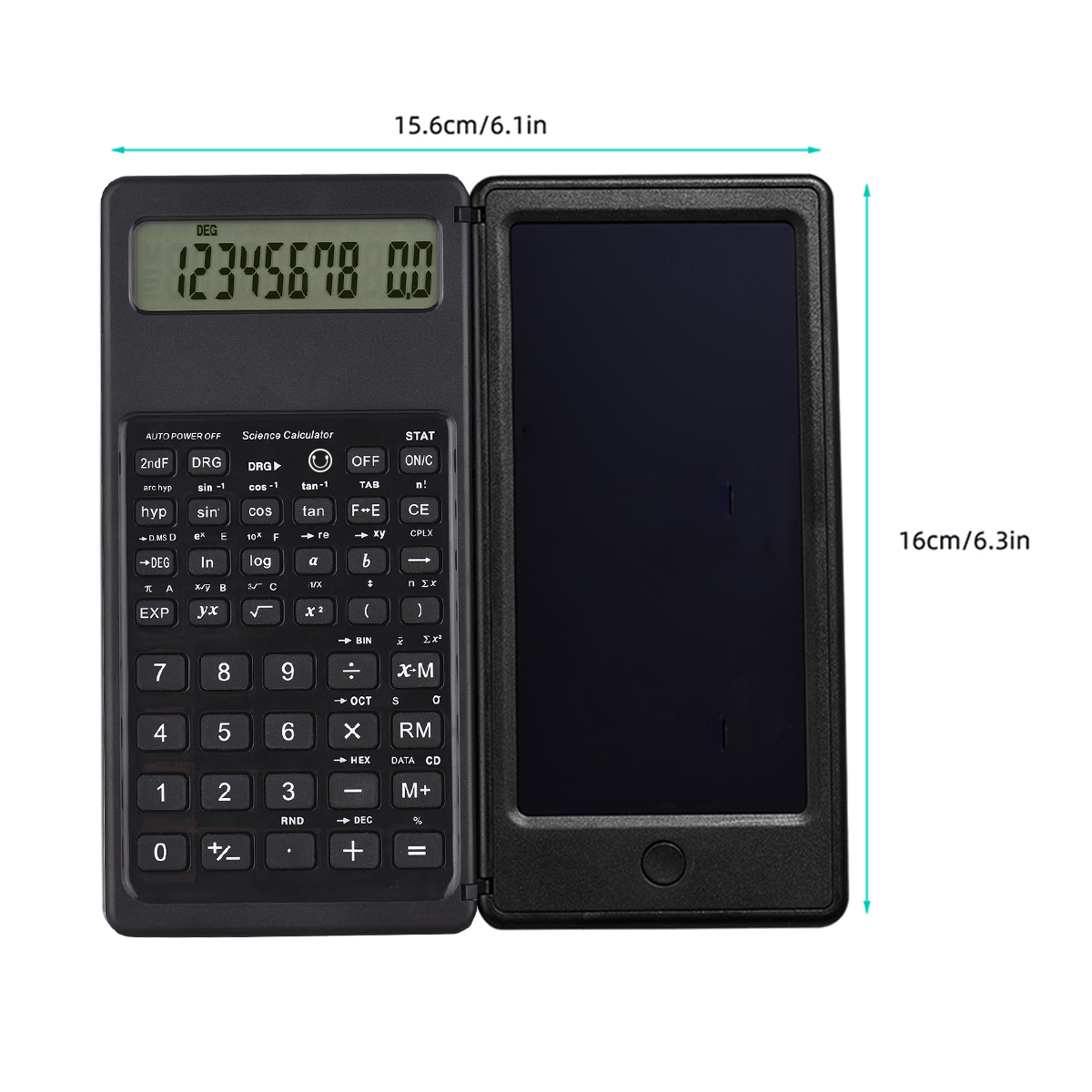 科学計算機、折りたたみ式タブレット付き、多機能エンジニアリン - Scientific Calculator For Secondary School のレビューと価格