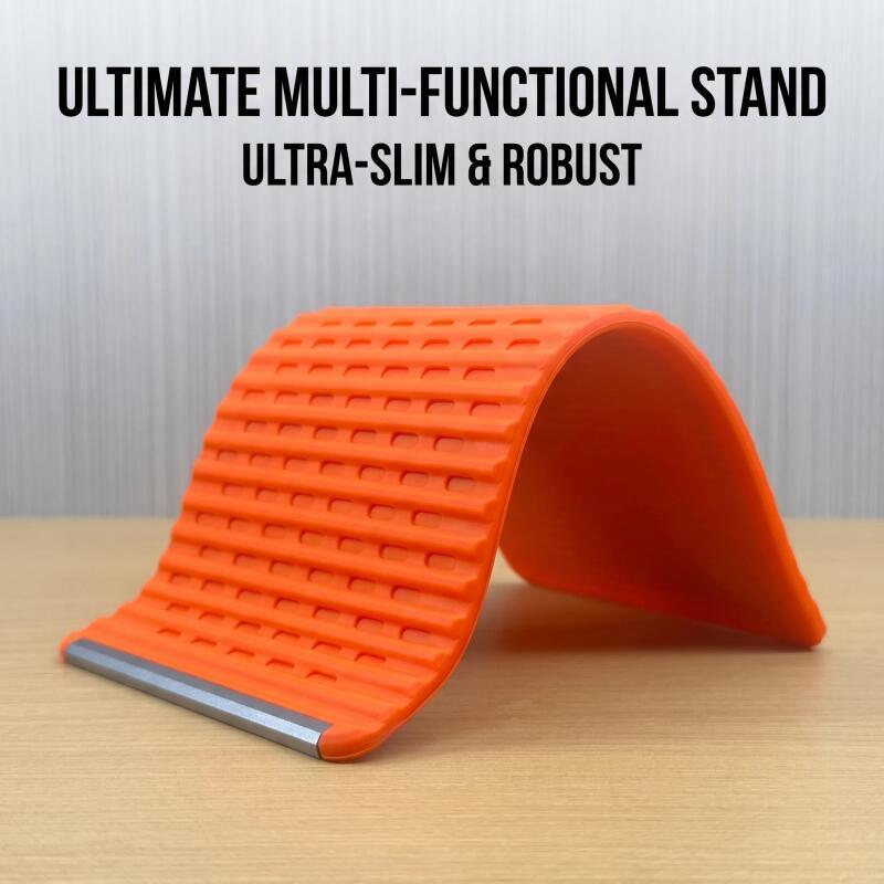 クリエイティブな折りたたみ式携帯電話スタンド - 柔軟に変形 - Desk Accessories のレビューと価格