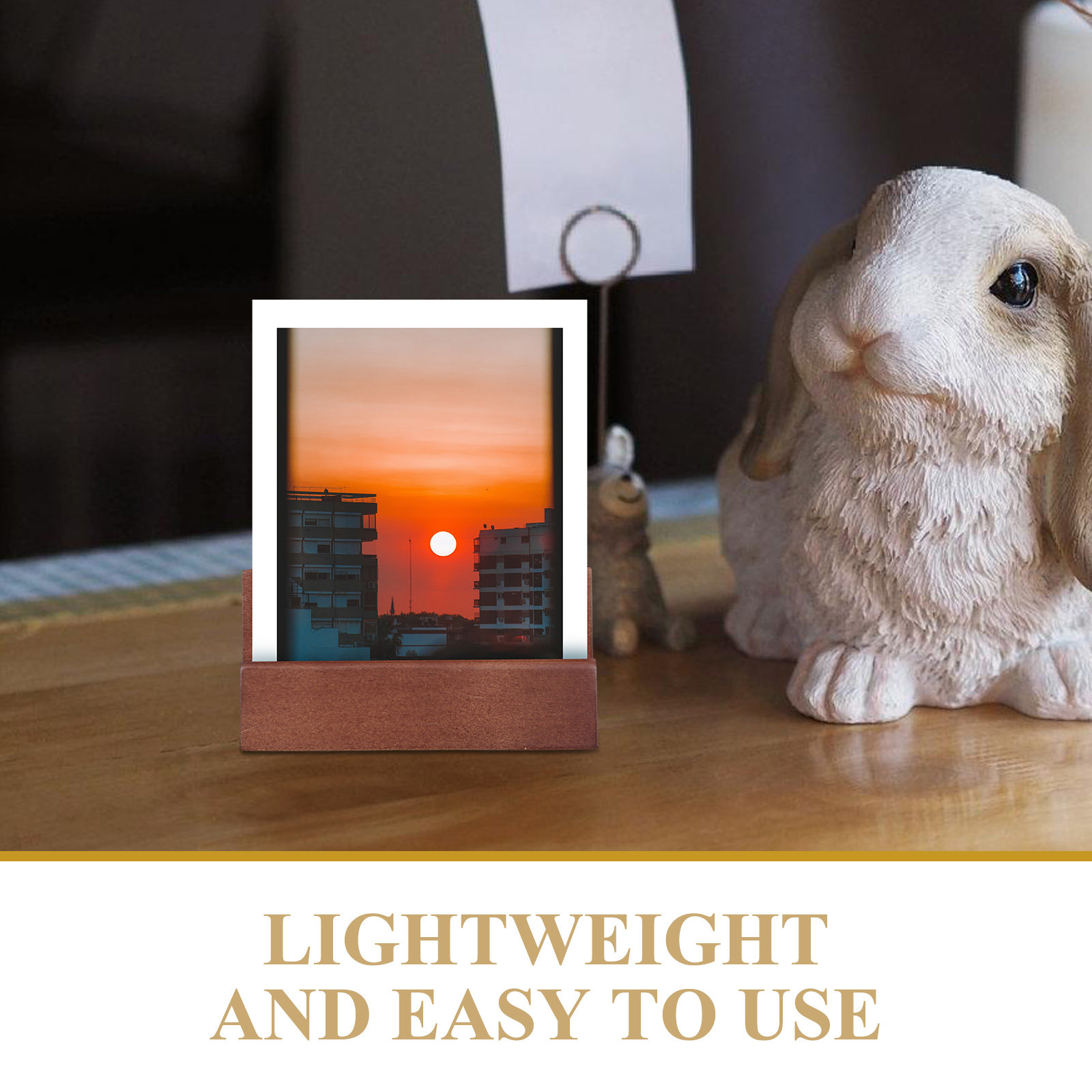 木製デュアルスロット携帯電話・カレンダースタンド デスクトッ - Desk Accessories のレビューと価格