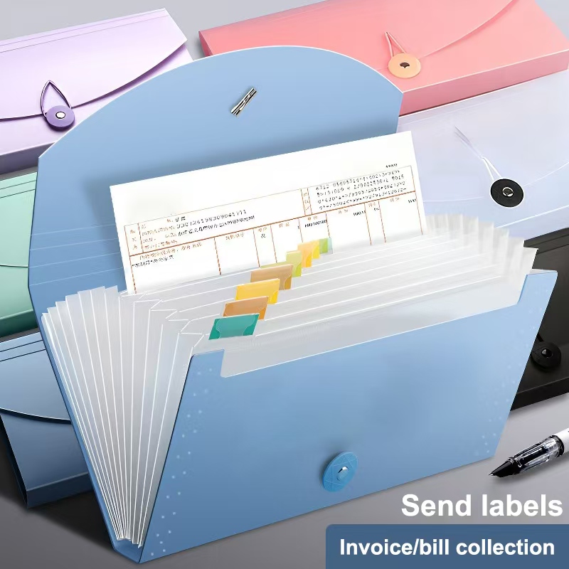 13ポケット付き拡張ファイルオーガナイザー、ラベル付きアコー - Expandable Accordion File Folder 13 Pockets のレビューと価格